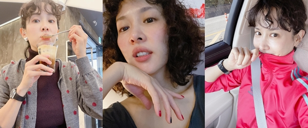 배우 조여정이 힙한 뽀글머리를 완벽 소화했다. /사진=조여정 인스타그램