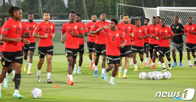 [사진] 한국전 대비하는 가나 축구대표팀