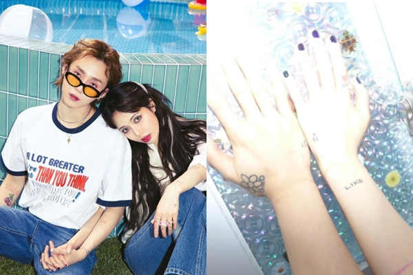 가수 현아(본명 김현아)와 던(본명 김효종)의 결별 소식에 두 사람의 커플 타투와 사회관계망서비스(SNS) 기록에 관심이 쏠린다. /사진=던 인스타그램