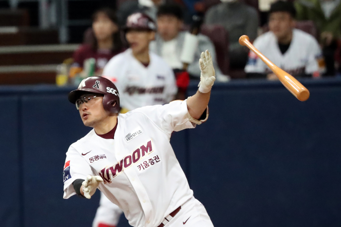 키움 히어로즈 이지영이 2022 KBO 페어플레이상을 받는다. 사진은 이지영의 타격 모습. /사진= 뉴스1