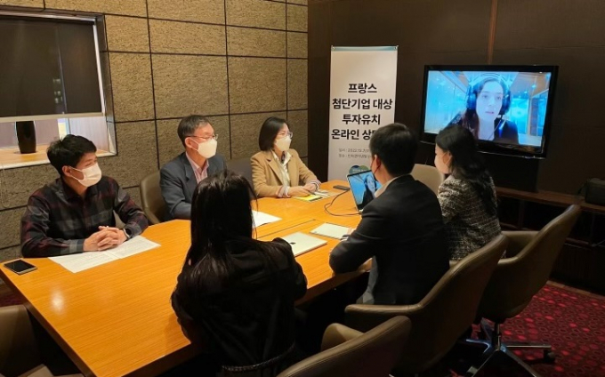 프랑스 첨단기업 투자유치 상담회. / 사진제공=경기도