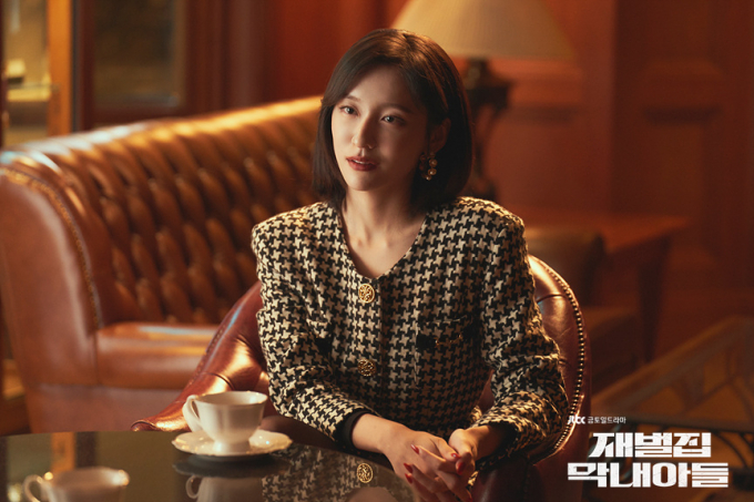 배우 박지현이 순수한 첫사랑에서 거대한 야망을 품은 재벌집 형수님까지 다양한 캐릭터로 강렬한 인상을 남기고 있다. /사진=JTBC 제공