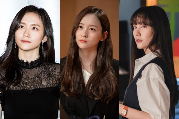 사진은 왼쪽부터 영화 '곤지암' 제작보고회, 드라마 '브람스를 좋아하세요', '유미의 세포들' 스틸컷 속 박지현. /사진=쇼박스, SBS, 티빙 제공 