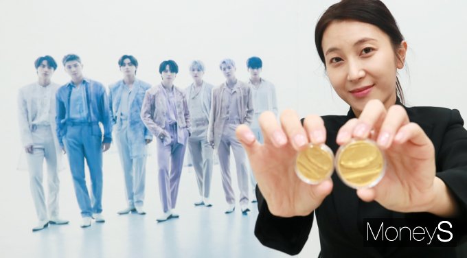 [머니S포토] 조폐공사, BTS 데뷔 '10주년' 기념 주화 출시