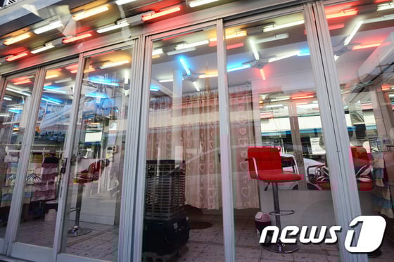 지난 2016년 서울 지역의 한 성매매 업소. ⓒ News1 임세영 기자