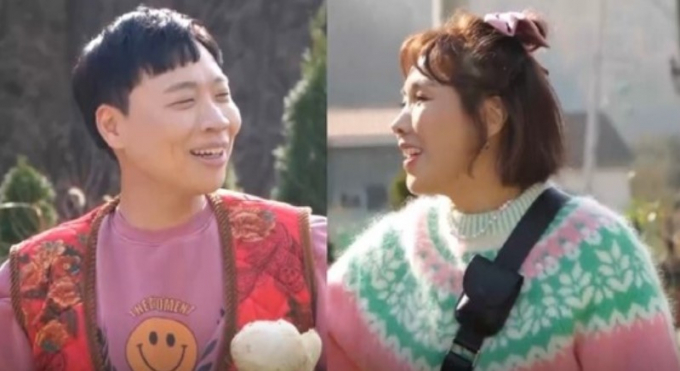 코미디언 이상준과 신봉선의 묘한 핑크빛 기류가 포착됐다. /사진=채널A 제공