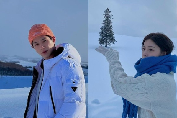 티빙 '환승연애 시즌1' 출연자 곽민재와 '러브캐처 인 서울 시즌3'에 출연한 이하늘의 열애 의혹이 불거졌다./사진=곽민재, 이하늘 인스타그램