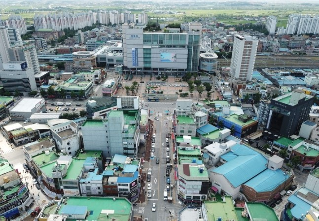 평택역 일대 구도심. / 사진제공=평택시