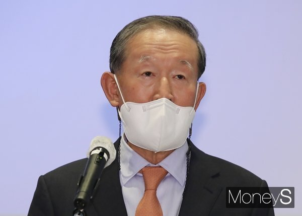 허창수 전국경제인연합회 회장이 사의를 표명했다. / 사진=임한별 기자