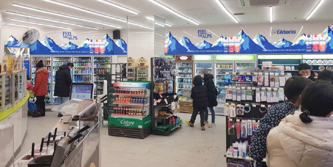 CU, 평창 스키장에서 에델바이스 맥주 팝업 스토어 연다!