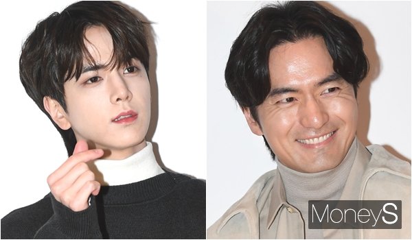 [머니S포토] 영훈·이진욱 '백화점에 뜬 얼굴천재'