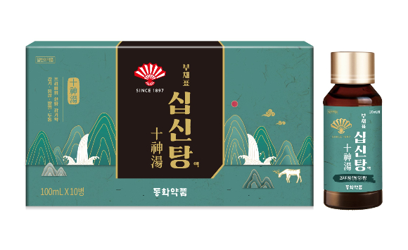 동화약품이 동의보감, 세종실록 등 여러 고서에 실려있는 십신탕을 기반으로 한 한방 감기약 '부채표 십신탕'을 선보였다. 사진은 부채표 십신탕. /사진=동화약품