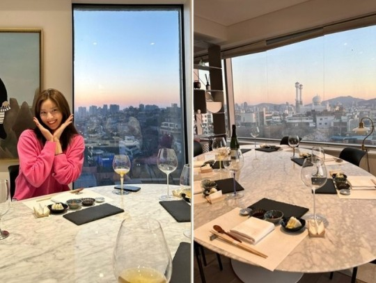 배우 손담비가 환상적인 뷰를 자랑하는 신혼집을 공개했다. /사진=손담비 인스타그램