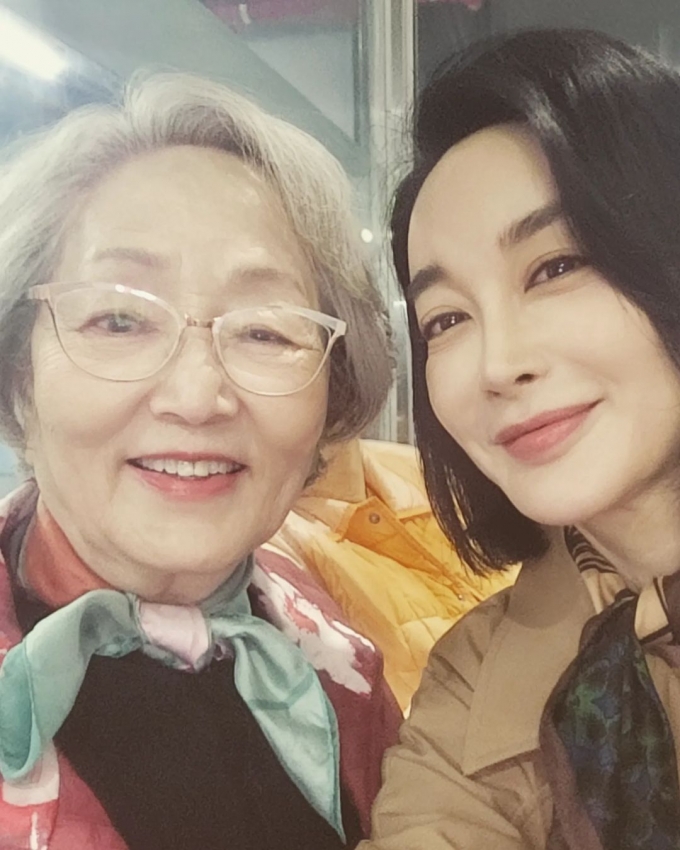 김영옥(왼쪽)과 김혜은(김혜은 SNS)