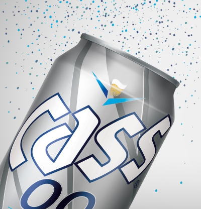 오비맥주 카스 0.0이 지난해 4분기 논알코올 음료 시장에서 33.2%의 점유율을 기록하며 1위를 차지했다. 논알코올 맥주 카스 0.0 이미지. /사진=오비맥주