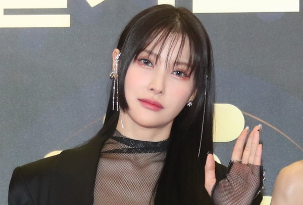걸그룹 카라 멤버 박규리가 코인 사기에 연루된 전남친 A씨때문에 참고인 고사를 받았다. 사진은 지난달 서울 송파구 올림픽공원 케이스포돔에서 열린 ‘제32회 서울가요대상’ 레드카펫 행사에 참석한 카라 박규리. /사진=뉴스1