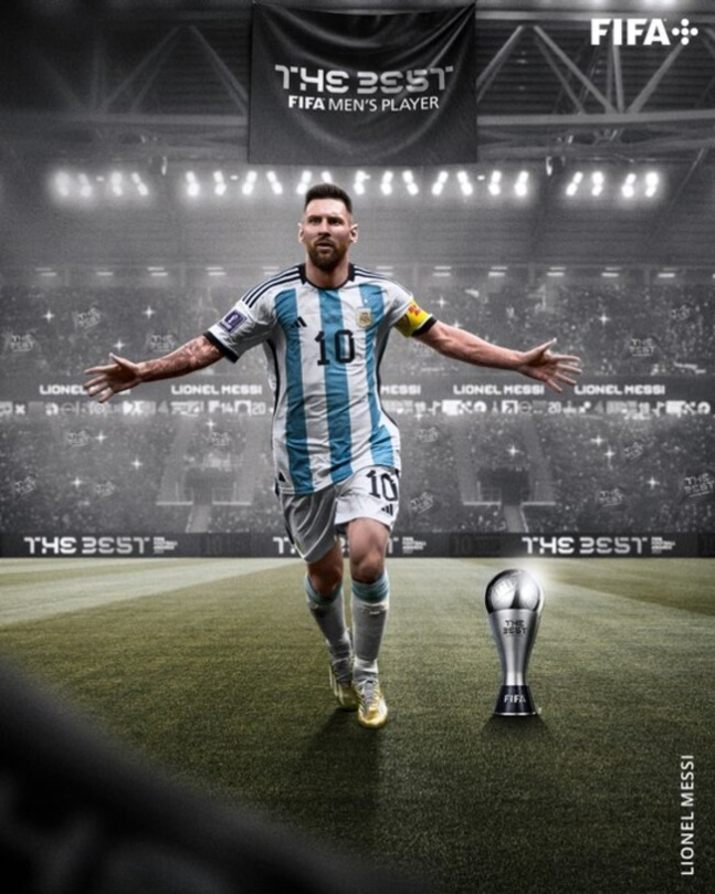 아르헨티나의 리오넬 메시가 2022 FIFA 올해의 선수상을 받았다. /사진= FIFA SNS 캡처