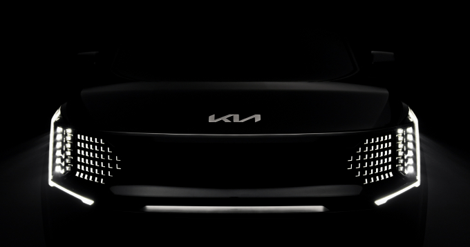 기아가 'The Kia EV9' 티저를 공개했다. /사진=기아