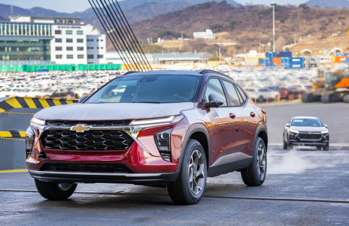 선적 중인 쉐보레 트랙스 크로스오버 /사진제공=GM