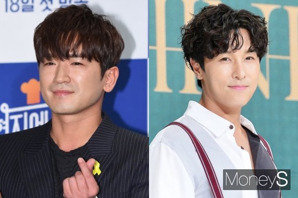 신화의 이민우와 김동완은 음주운전 물의를 일으킨 신혜성을 언급해 대중의 지적을 받았다. 사진은 이민우(왼쪽)과 김동완. /사진=장동규 기자, 임한별 기자