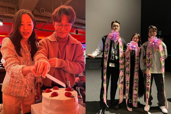 코미디언 심진화가 박성광 공개응원에 나섰다. /사진=심진화 인스타그램