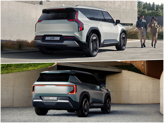 (위) 기아 EV9, (아래) 콘셉트 EV5 /사진제공=기아