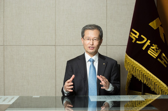 김한영 국가철도공단 이사장 /사진=국가철도공단 제공