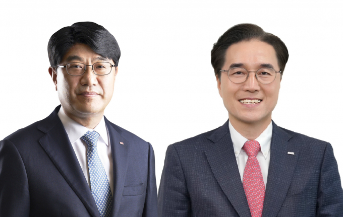신임 부산은행장 방성빈(왼쪽), 경남은행장 예경탁/사진=부산은행