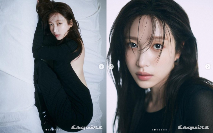하니가 에스콰이어 화보 사진을 자신의 SNS에 업로드했다. /사진=하니 인스타그램 캡쳐