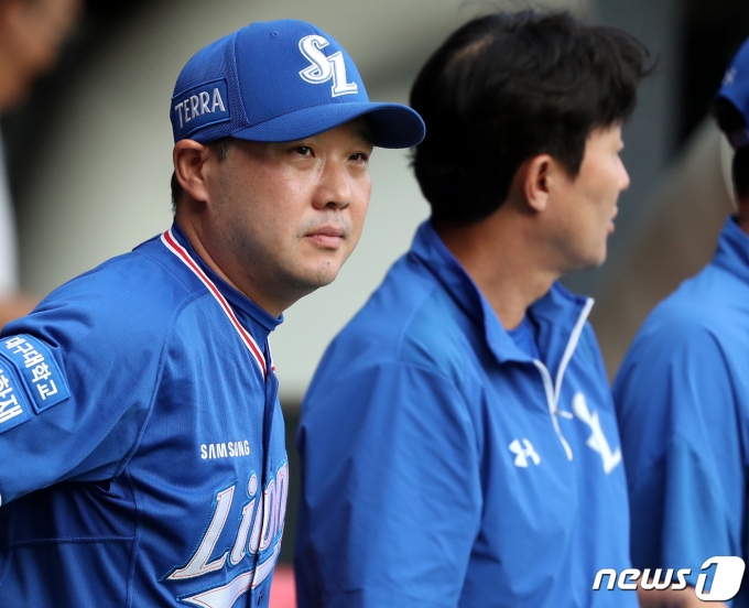 삼성 라이온즈 박진만 감독 2022.8.17/뉴스1 ⓒ News1 김진환 기자