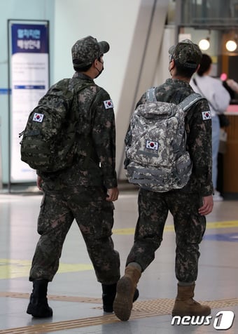 군 장병. ⓒ News1 박세연 기자