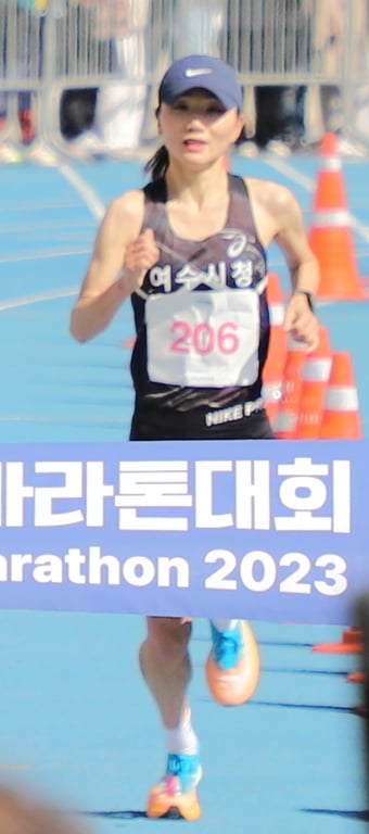 여자부 1위 김은미 (대한육상경기연맹 제공)