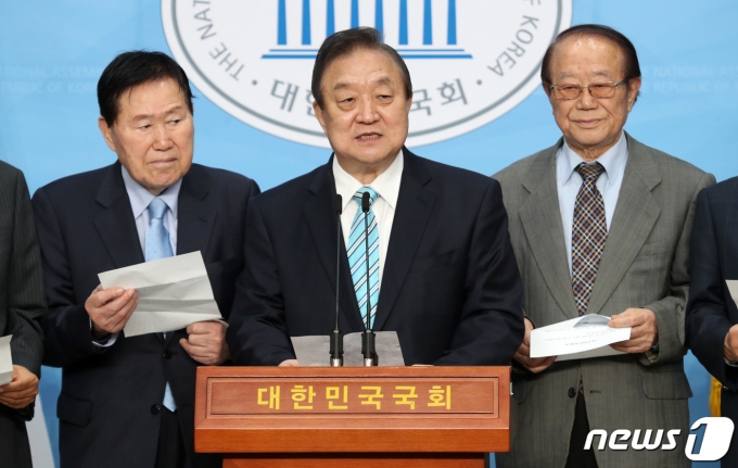 정대철 헌정회장  2020.4.3/뉴스1 ⓒ News1 박세연 기자