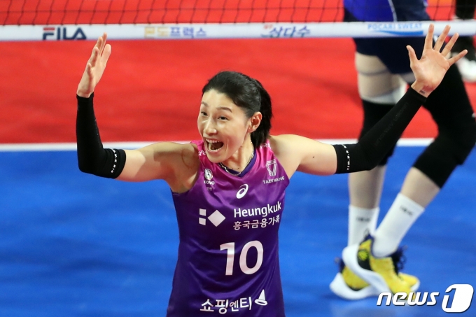 흥국생명의 김연경. /뉴스1 ⓒ News1 황기선 기자