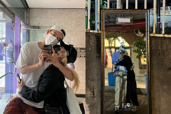 댄서 허니제이가 남편 정담과 다정한 모습을 공개했다. /사진=허니제이 인스타그램