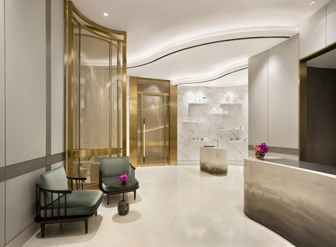   제주 드림타워 복합리조트 내 그랜드 하얏트 제주의 6층에 위치한 '로즈베이 스파'는 바디 및 페이셜 트리트먼트 등 다양한 맞춤형 스파를 선보인다. /사진=롯데관광개발