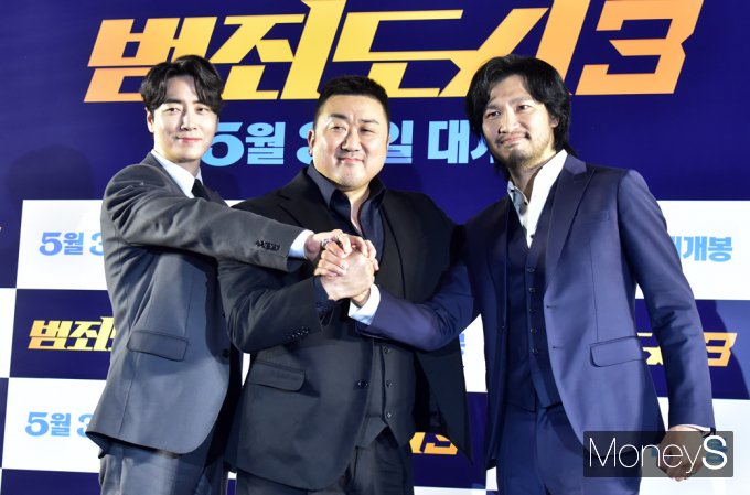 [머니S포토] 광수대 옮긴 마석도, 韓·日빌런 만나…영화 '범죄도시3'