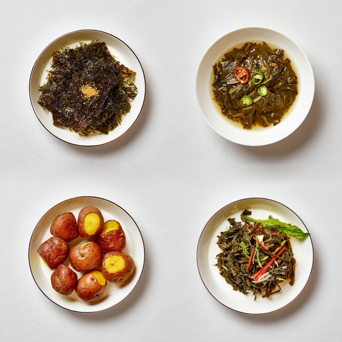 산마을식당은 울릉도 지역 특산물이자 국내 토종 종자인 홍감자와 섬말나리, 부지깽이, 엉겅퀴, 두메부추 등의 식재료를 적극 활용한 울릉도 향토 음식을 선보이고 있다. /사진=다이어리알