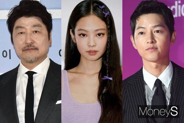 다양한 스타들이 제76회 칸 국제영화제를 찾는다. 사진은 배우 송강호와 블랙핑크 멤버 제니, 배우 송중기(왼쪽부터). /사진=임한별 기자, 제니 인스타그램, 장동규 기자