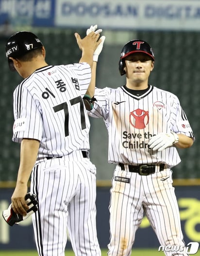 LG Twins' Shin Min-jae