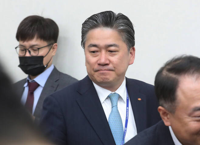 정승일 한국전력공사 사장이 19일 사퇴했다. / 사진=뉴스1