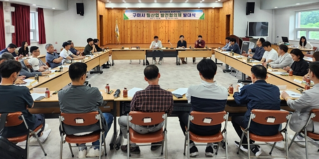 구미시가 농업인 생산단체와 소비자단체 협력으로 우리 밀 보급 확대와 거점지역 선점을 위해 밀산업 발전협의체를 구성했다./사진제공=경북 구미시