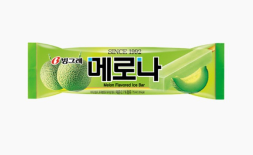 금융정보업체 에프앤가이드 컨센서스(증권사 전망치 평균)에 따르면 빙그레의 올해 2분기 매출액은 3964억원, 영업이익은 240억원을 기록할 것으로 예상된다. 메로나 이미지. /사진=빙그레 홈페이지 캡처