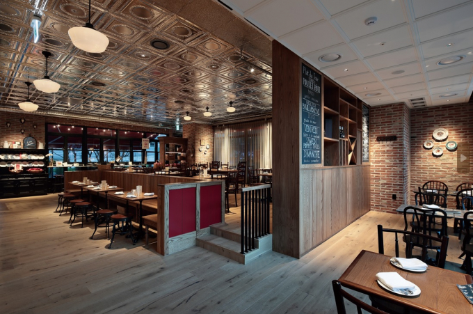 부베트(Buvette)는 서울 강남 압구정역 인근 안다즈 호텔 1층에 위치했다. 사진은 부베트 내부 전경. /사진=다이어리알