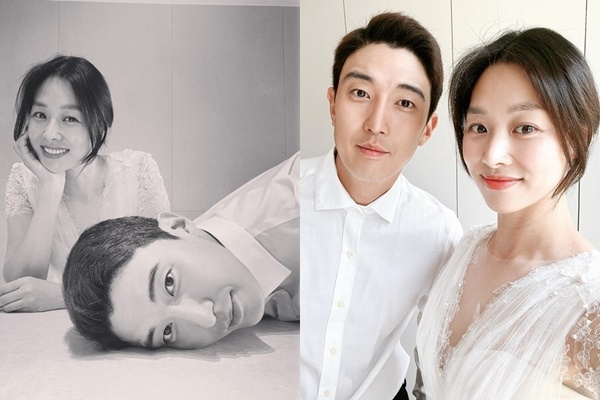 배우 장신영, 강경준이 결혼기념일 5주년을 자축했다. /사진=장신영 인스타그램