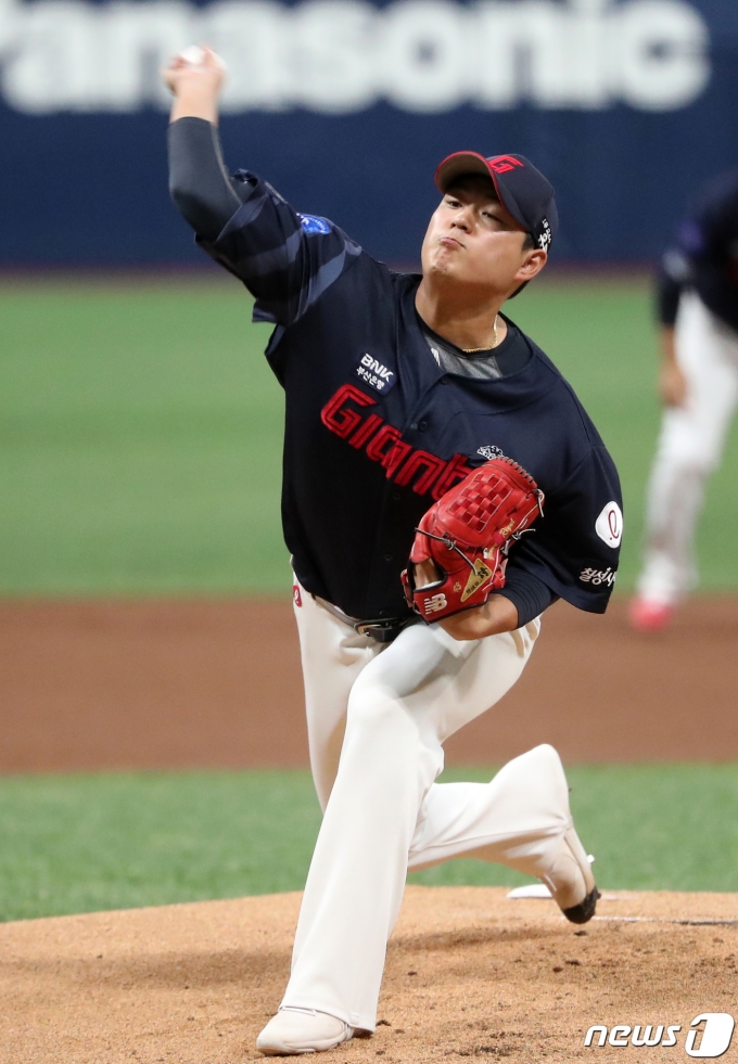 [사진] 나균안, 키움전 스윕과 시즌 6승 노린다