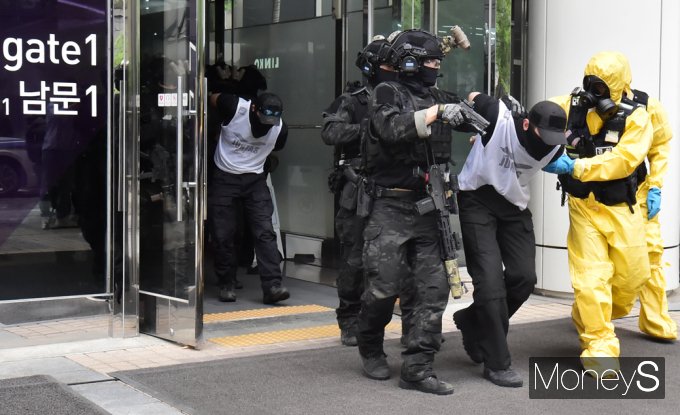 [포토스토리] 서울 대형 테러·화재 가정, 신속대응 '이상 무!'