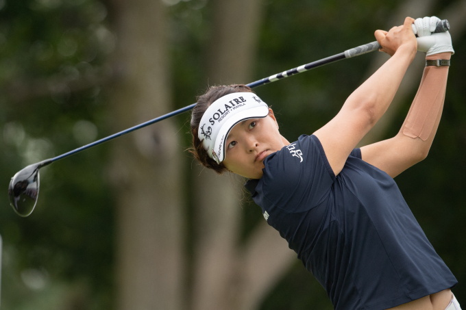 LPGA 투어 미즈호 아메리카스 오픈에 출전하는 고진영이 대회 하루 전 기자회견을 했다. 사진은 고진영의 지난해 LPGA 투어 대회 경기 모습. /사진= 로이터