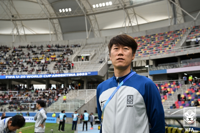 한국이 U-20 월드컵 8강에 올랐다 . 사진은 한국 U-20 대표팀 김은중 감독. /사진=뉴스1