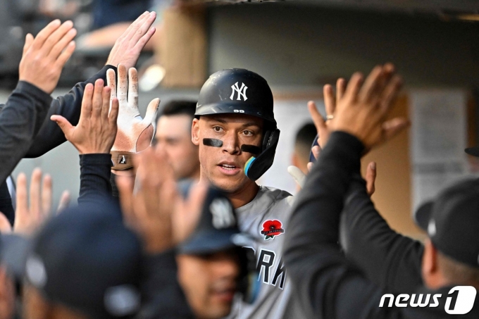 뉴욕 양키스 애런 저지. ⓒ AFP=뉴스1